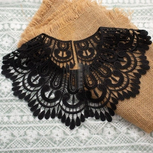 Embroidered Black Collar - Img 2