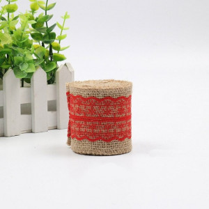 Jute With Lace, 6 Cm - Img 2