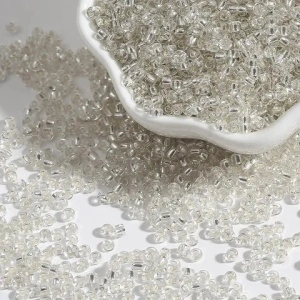 Miyuki Delica 11/0 Silver Beads (5g)