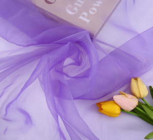 Premium Fine Tulle, 3 M Wide, Mov-Lila