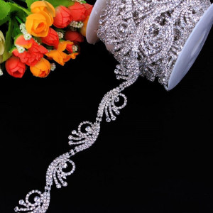 Rhinestones Decorative Chain, 2.1 cm - Img 1