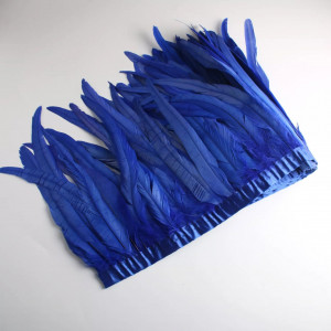 Rooster Long Feathers Tape, Imperial Blue