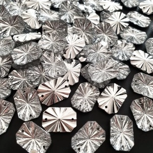 Sewing Crystals, Rectangular, 13x18mm ( 25 pieces/set)