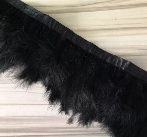 Swan Feathers Tape, Black - Img 1