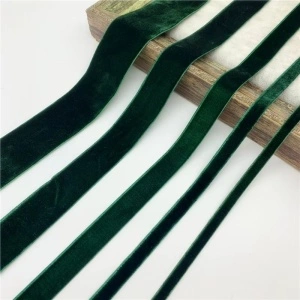 Velvet Ribbon, Imperial Green, 1cm/2.5cm/4cm
