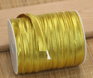 Vipusca Satin, 1cm, Auriu