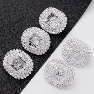 Crystal buttons, 22mm (5 pieces/set) - Img 1
