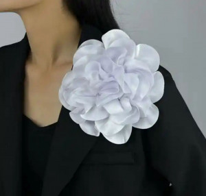 Decorative Satin Flowers, 21cm - Img 4