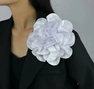 Decorative Satin Flowers, 21cm - Img 4