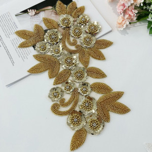 Golden Beads Applique