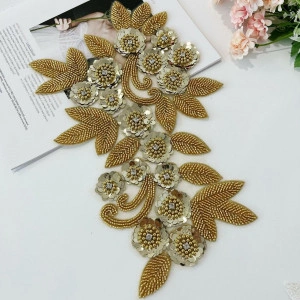 Golden Beads Applique
