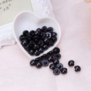 Nasturi Perla, 9mm, Negru (50 bucati/set)