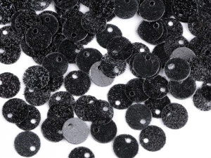 Paiete negre cu sclipici