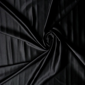 Premium Elastic Taffeta Black