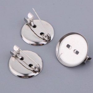 Round Broach Pin Set, 10 - 100 pieces - Img 1
