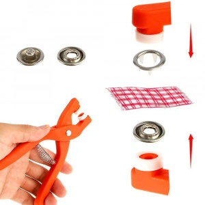 Staple Pliers Set with Staples Included, Orange - Img 2