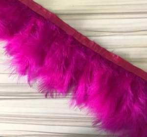 Swan Feathers Tape, Dark Pink