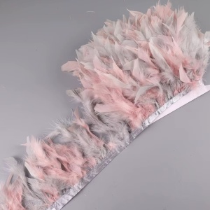 Turkey Feather Ribbon, Two Colours - Img 3