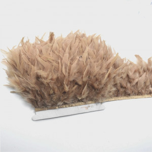 Turkey Feathers Tape, Beige - Golden