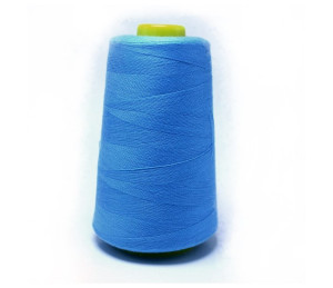 With Sewing Thread, Blue