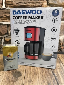 Aparat Daewoo pentru cafea + o cafea Omnia CADOU