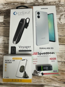 Telefon Galaxy A06 - 5G + suport telefon auto + Casca bluethooth +Stik memorie CADOU