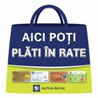 Plata in rate cu card Alpha Bank