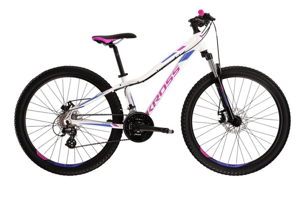 Meekness Walnut Pew Bicicleta de dama Kross Lea 3.0 27 alb/violet