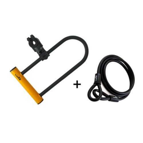 Antifurt Luma Enduro 35 HU 320 portocaliu cu suport Sopmulti C4 plus bucla