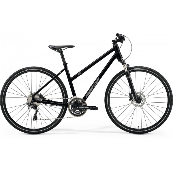 Bicicleta de dama Merida Crossway 500 Glossy Black