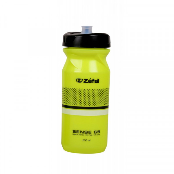 Bidon Zefal Sense M65 Soft-Cap 650 ml - Neon Yellow