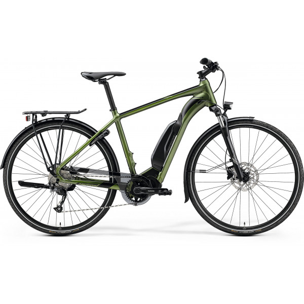 Bicicleta electrica Merida eSPRESSO 300 SE EQ 504Wh Silk Fog Green