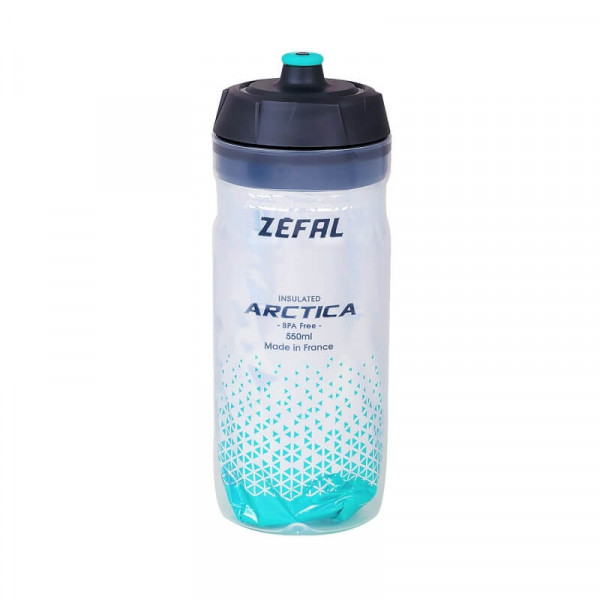 Bidon Zefal Arctica 55 - Silver/Caraibean Green