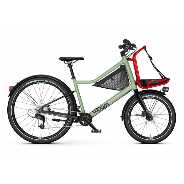 Bicicleta de copii Woom Now 6 moss green / formula red