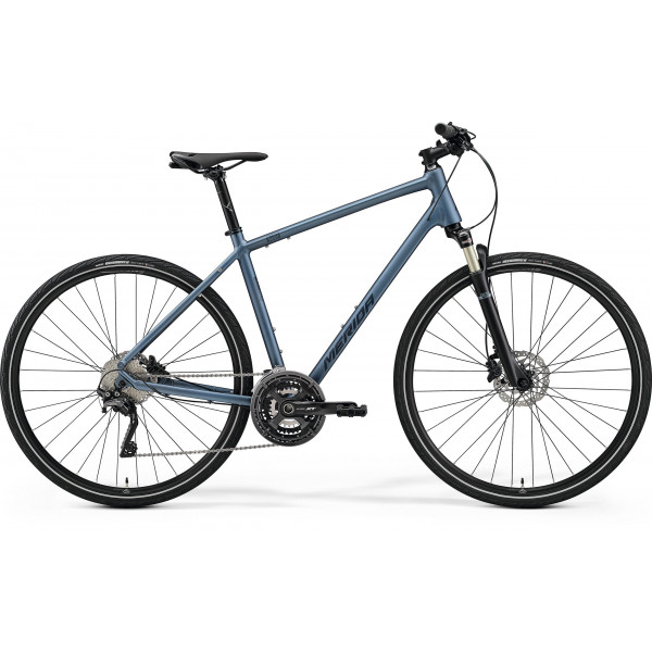 Bicicleta de dama Merida Crossway XT-Edition Matt Steel Blue