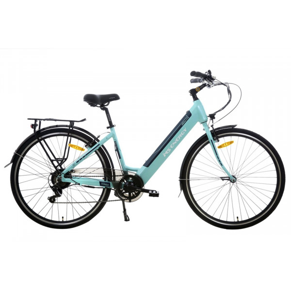Bicicleta electrica City 26 MS Energy eBike C10 albastra