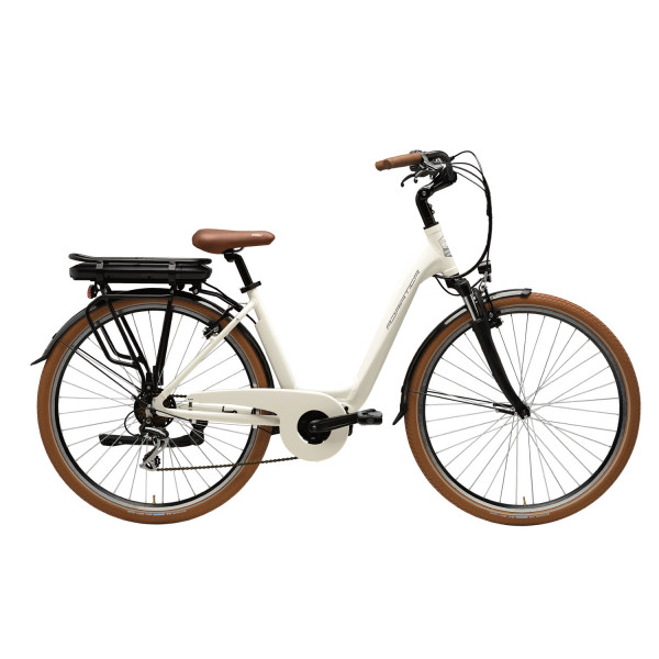 Bicicleta electrica de dama Adriatica New Age alba