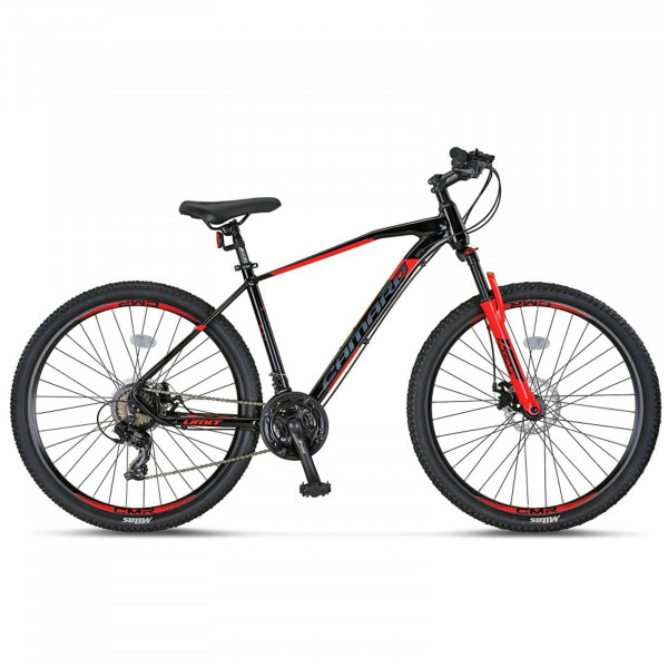 Bicicleta MTB-HT 27.5 UMIT Camaro 2D negru/rosu