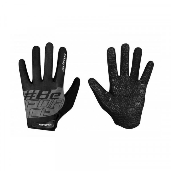 Manusi Force MTB Swipe negru/gri