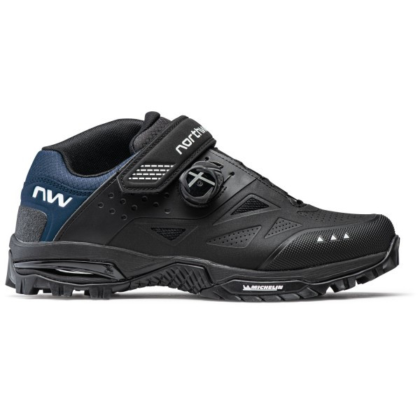 Pantofi ciclism Northwave Enduro Mid 2 negru/albastru inchis