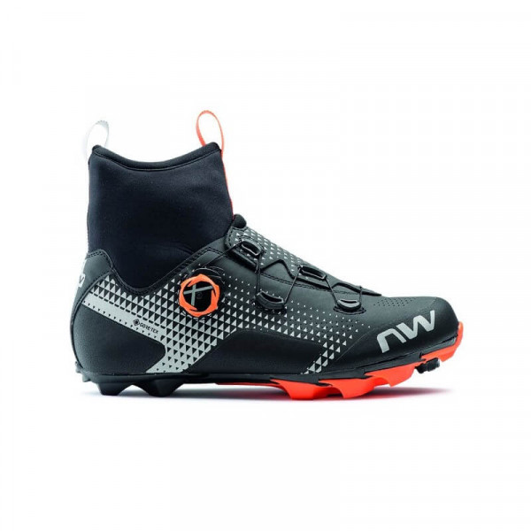 Pantofi ciclism Northwave MTB Celsius XC GTX negru/portocaliu