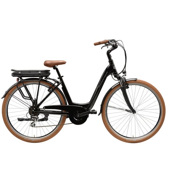 Bicicleta electrica de dama Adriatica New Age neagra