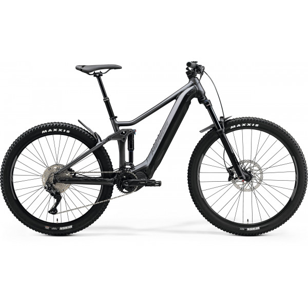Bicicleta full-suspension electrica Merida eONE-FORTY 400 Silk Dark Silver