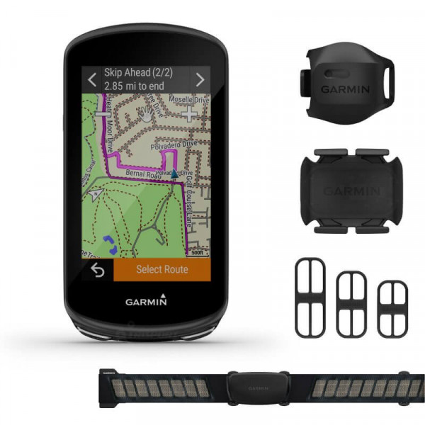 Ciclocomputer cu GPS Garmin Edge 1030 Plus - pachet senzori