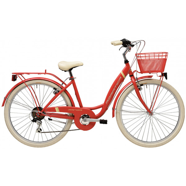 Bicicleta de dama Adriatica Panda 26'' 6S Lady rosie