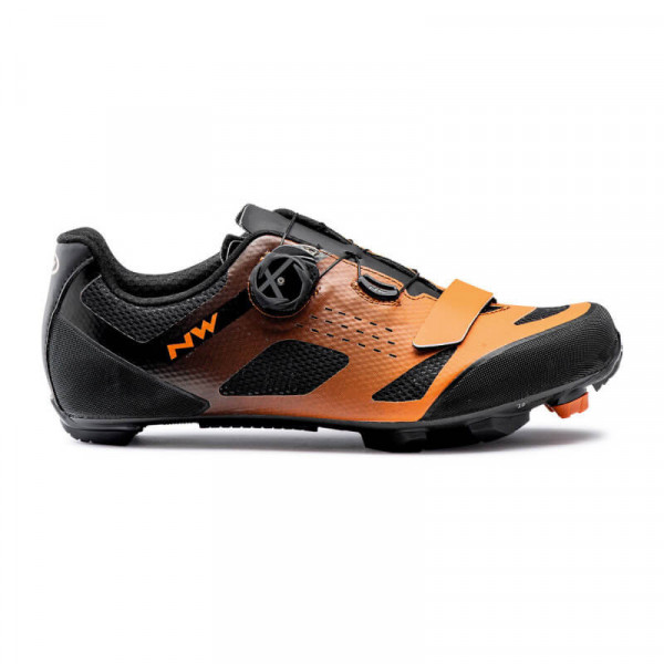 Pantofi ciclism Northwave Razer negru/portocaliu