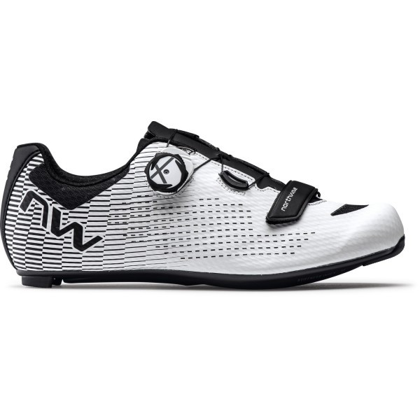 Pantofi ciclism Northwave Storm Carbon 2 alb/negru