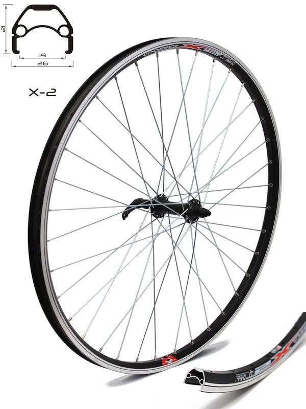Roata Crosser X2 36H 26" Fata QR