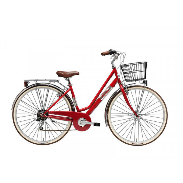 Bicicleta de dama Adriatica Panarea Lady rosie