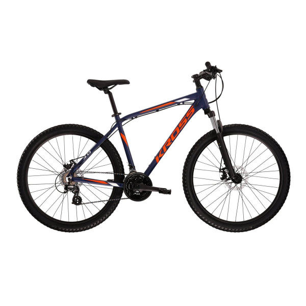 Bicicleta Kross Hexagon 3.0 27.5 albastru/portocaliu